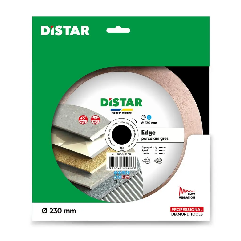 Диамантен диск за рязане Distar Edge 1A1R ф230