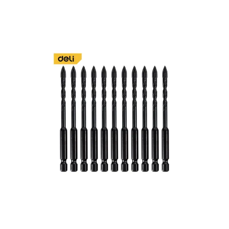 Свредла за стъкло 8мм 10бр Deli