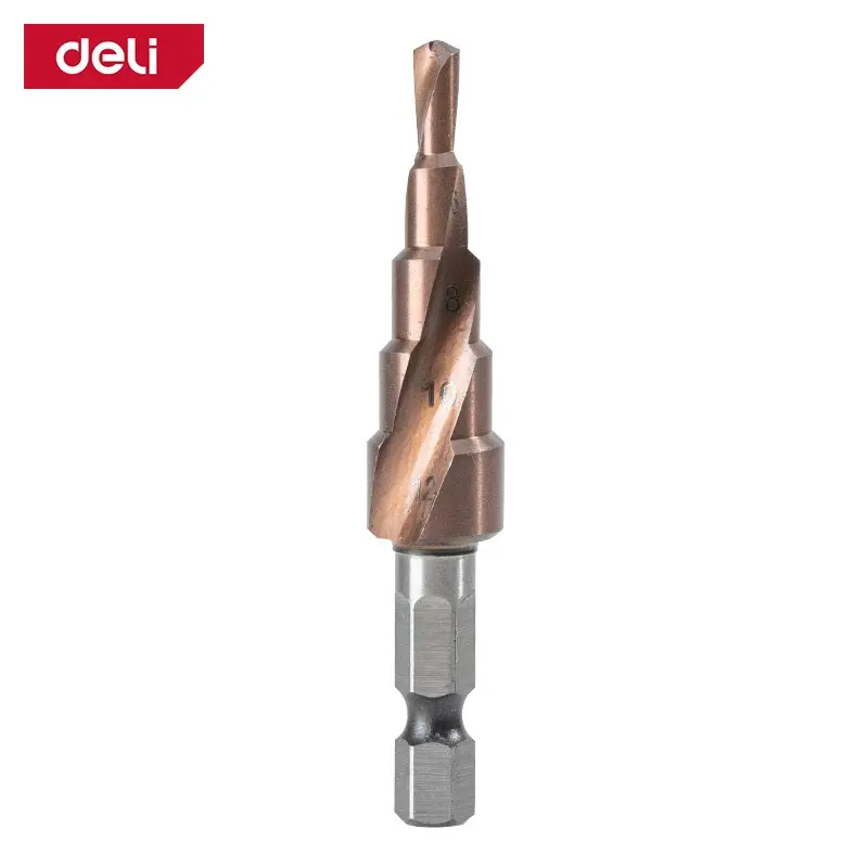 Конусно стъпаловидно свредло Deli ⌀4-12