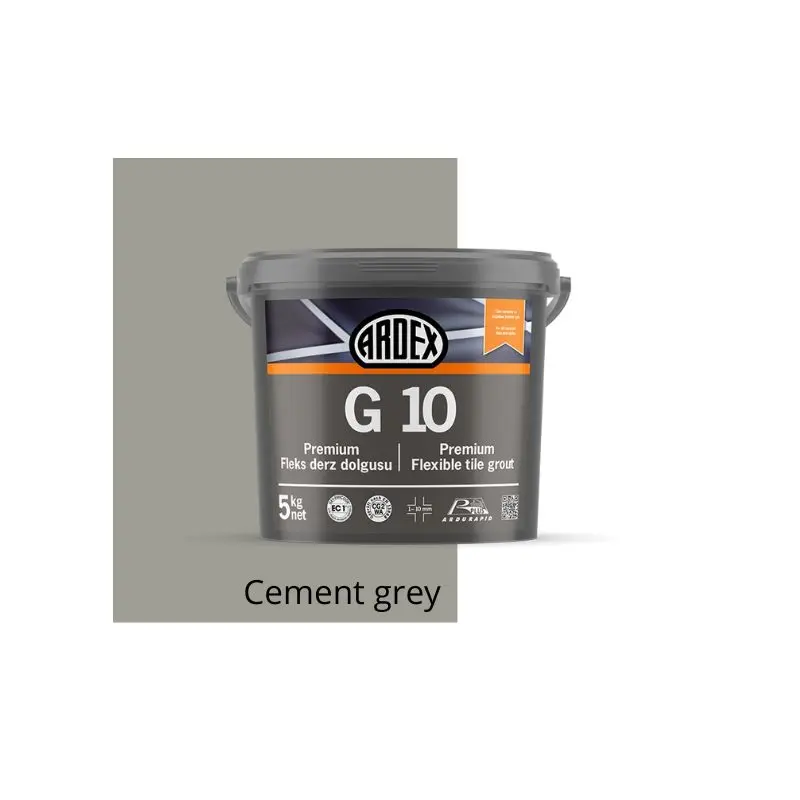 Еластична фугираща смес ARDEX G10 циментово сиво 5кг