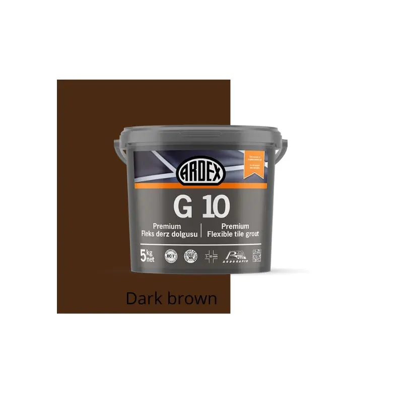 Еластична фугираща смес ARDEX G10 т.кафяво 5кг