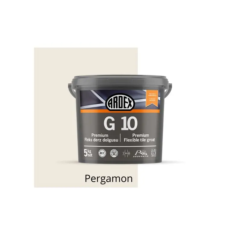 Еластична фугираща смес ARDEX G10 пергамон 5кг