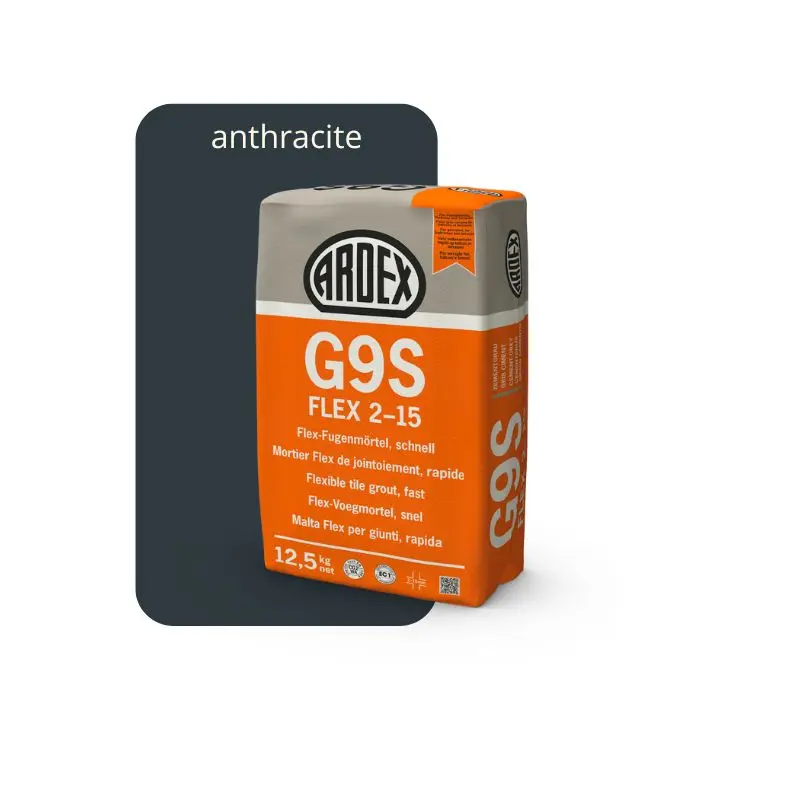 Еластичен фугин Ardex G9 антрацит 2-15мм 12,5кг