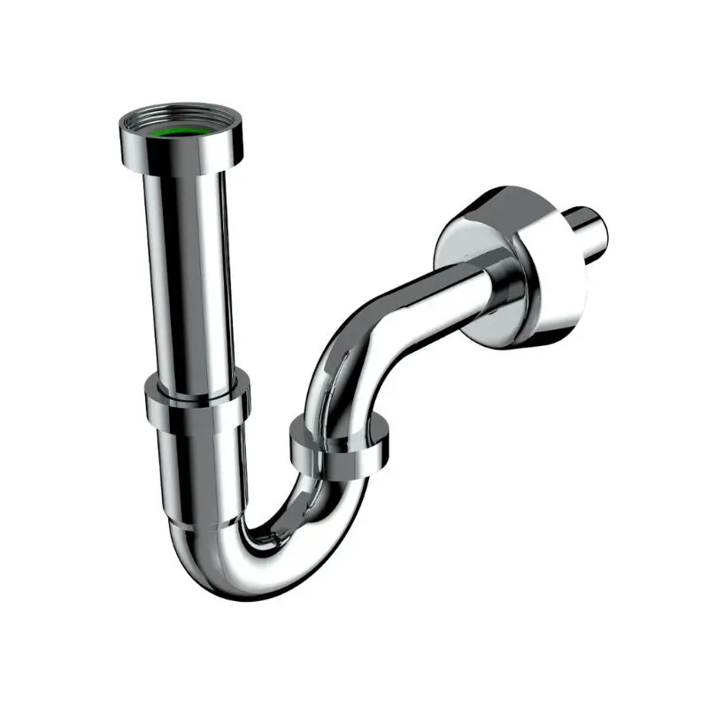 Сифон за мивка bonomini тръбен хром TUBULAR ABS ф32 11/4"