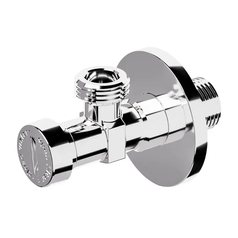 Кран ъглов с филтър bonomini GREENSTAR VALVE хром 1/2"x 3/4"