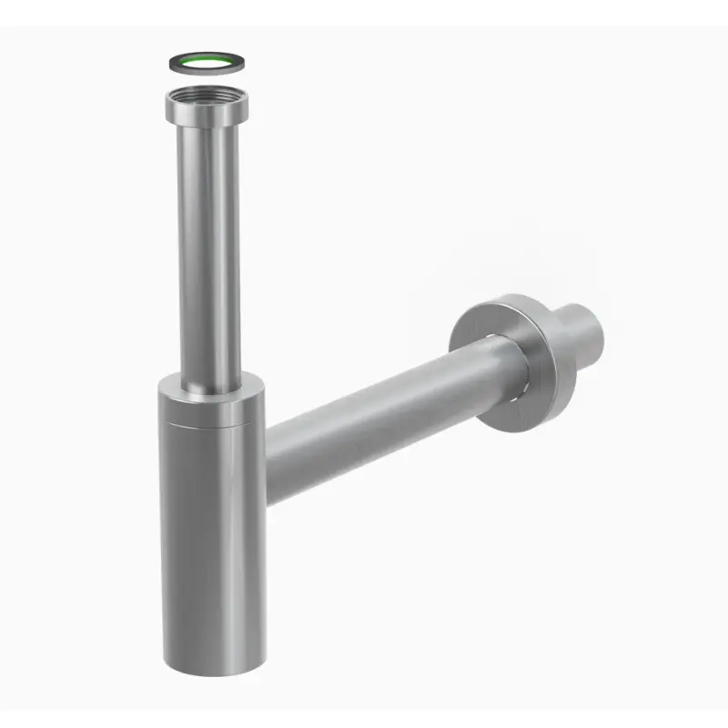 Сифон за мивка bonomini INOXMATER хром-сатен 11/4" ф32мм