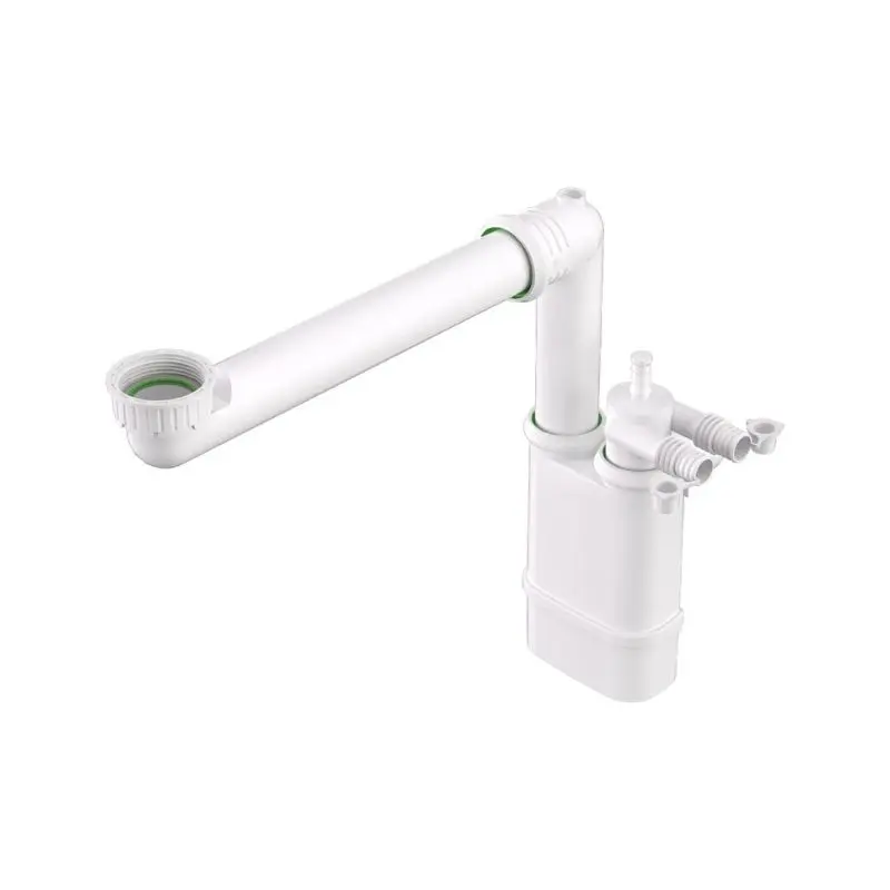 Сифон за мивка bonomini GALILEO спестяващ място 11/2" ф40мм с два щуцера