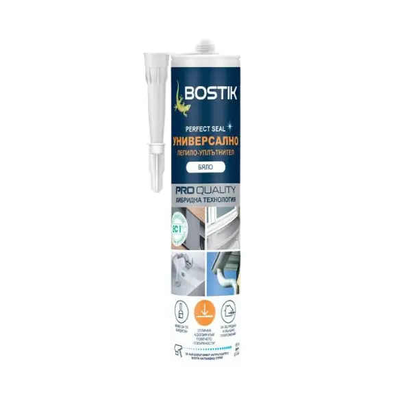 BOSTIK Fixpro Универсално лепило-уплътннител бяло 290мл
