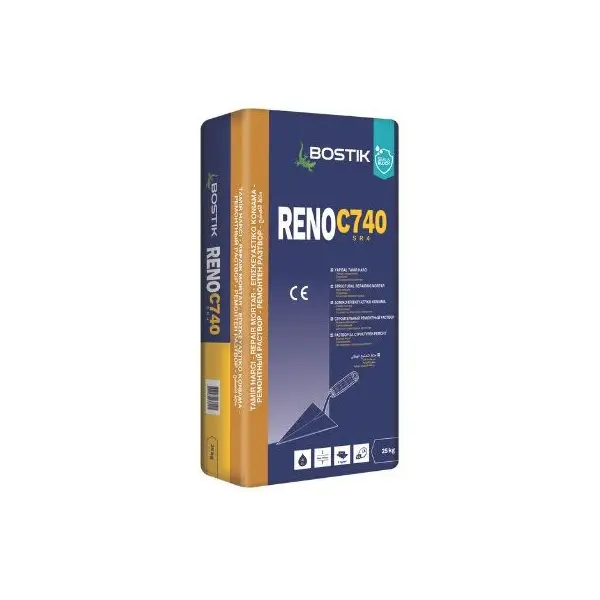 BOSTIK C740 Ремонтен разтвор за структурно възстановяване до 4см 25 кг