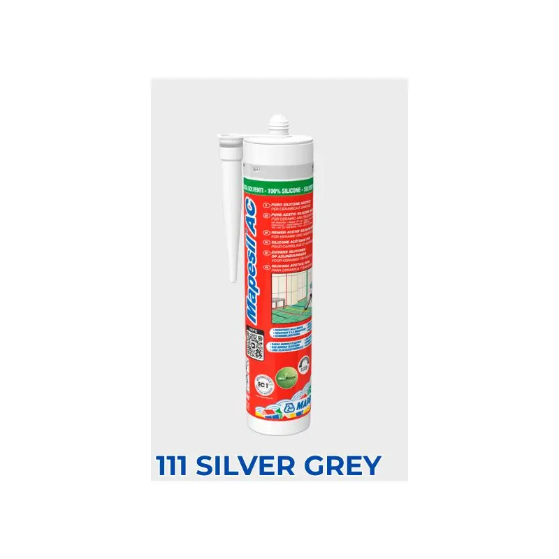 Силикон Mapesil AC 111 silver grey 310мл
