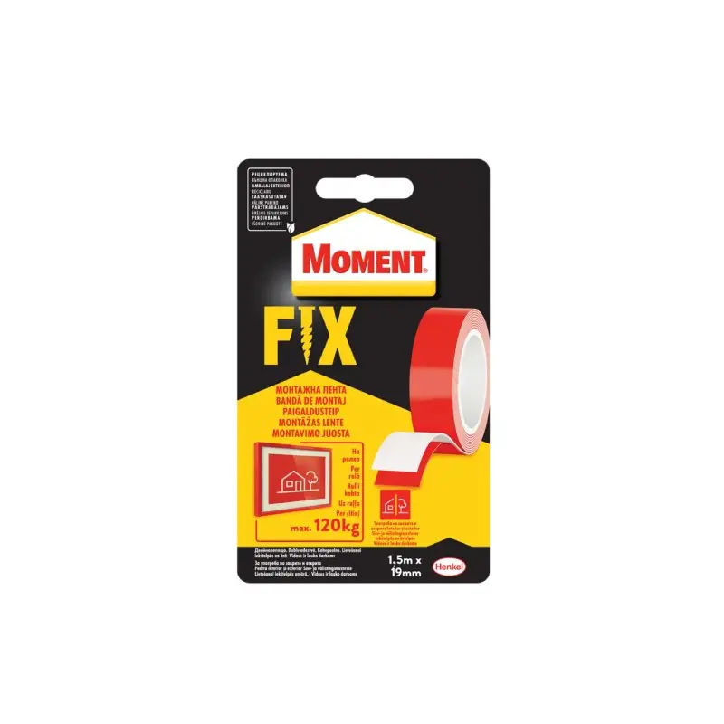 Двойнолепяща монтажна лента Moment Fix 120 кг