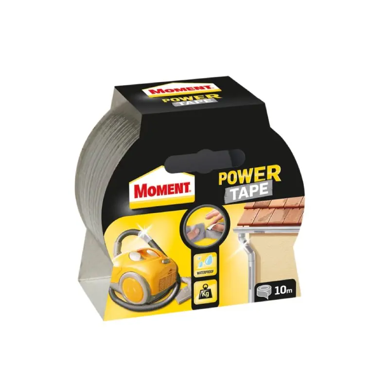 Свръхздрава лепяща лента Moment Power Type 10м сребърна