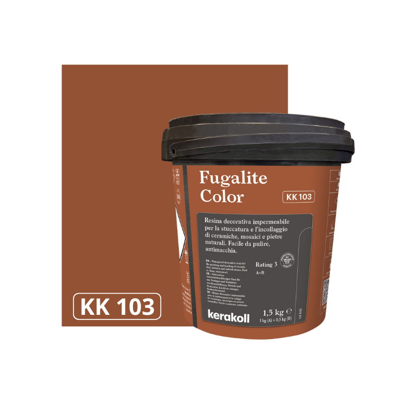 FUGALITE COLOR KK 103, фугираща епоксидна смес 2К-течна керамика 1,5кг.