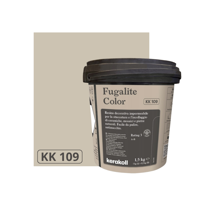 FUGALITE COLOR KK 109, фугираща епоксидна смес 2К-течна керамика 1,5кг.
