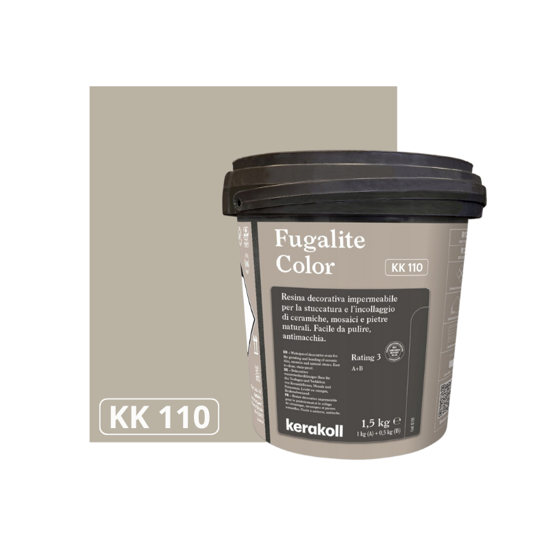FUGALITE COLOR KK 110, фугираща епоксидна смес 2К-течна керамика 1,5кг.