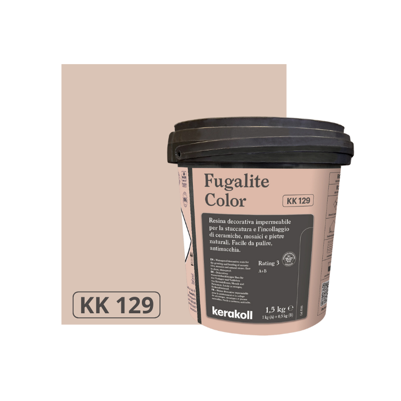 FUGALITE COLOR KK 129, фугираща  епоксидна смес 2К-течна керамика 1,5кг.