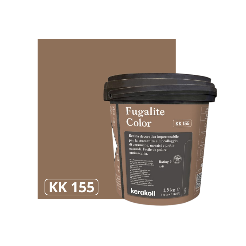 FUGALITE COLOR KK 155, фугираща  епоксидна смес 2К-течна керамика 1,5кг.