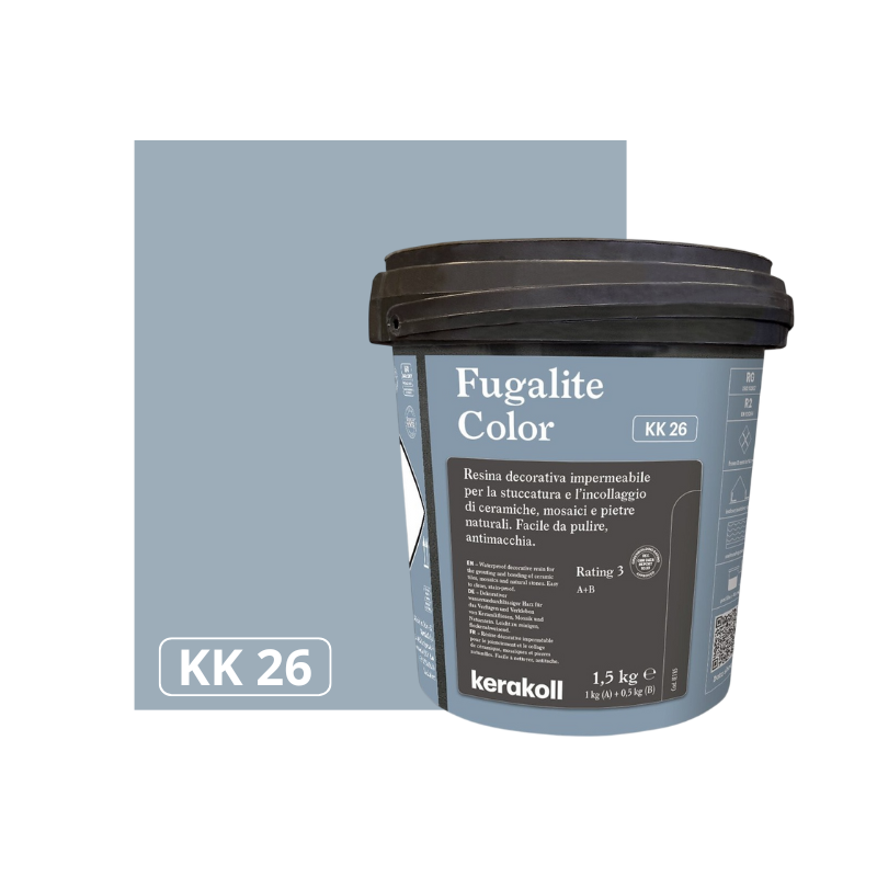 FUGALITE COLOR KK 26, фугираща  епоксидна смес 2К-течна керамика  1,5кг.