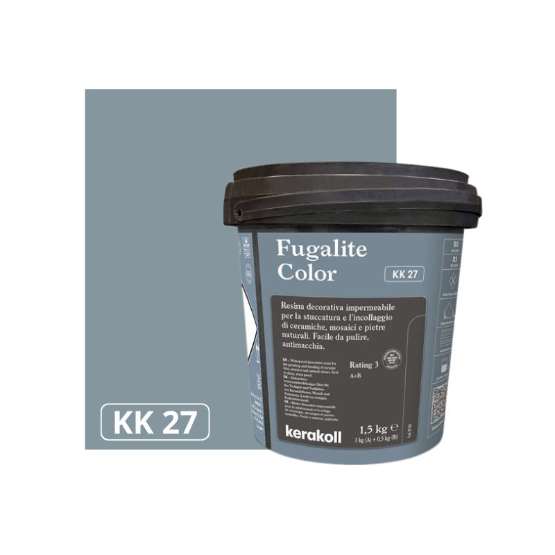 FUGALITE COLOR KK 27, фугираща  епоксидна  смес 2К-течна керамика  1,5кг.