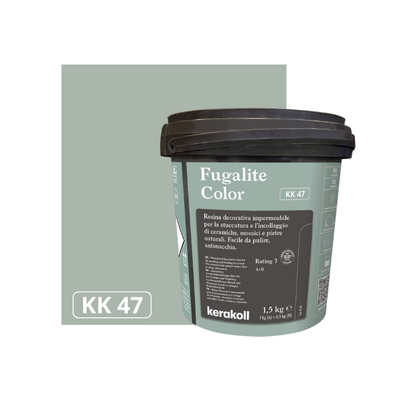 FUGALITE COLOR KK 47, фугираща  епоксидна смес 2К-течна керамика  1,5кг.