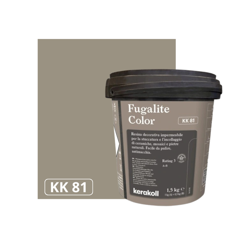 FUGALITE COLOR KK 81, фугираща епоксидна смес 2К-течна керамика 1,5кг.