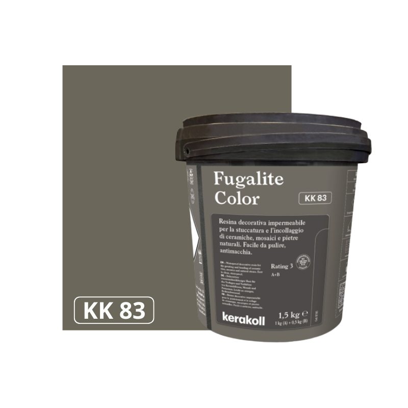 FUGALITE COLOR KK 83, фугираща  епоксидна смес 2К-течна керамика 1,5кг.