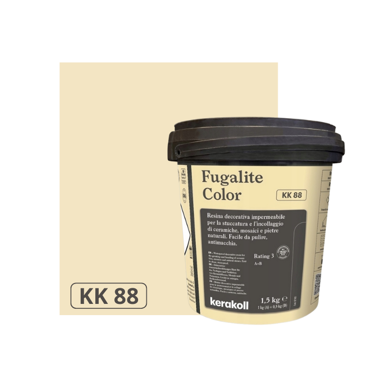 FUGALITE COLOR KK 88, фугираща  епоксидна смес 2К-течна керамика 1,5кг.